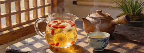 北京京通医院,京通医院推荐食谱枸杞菊花茶